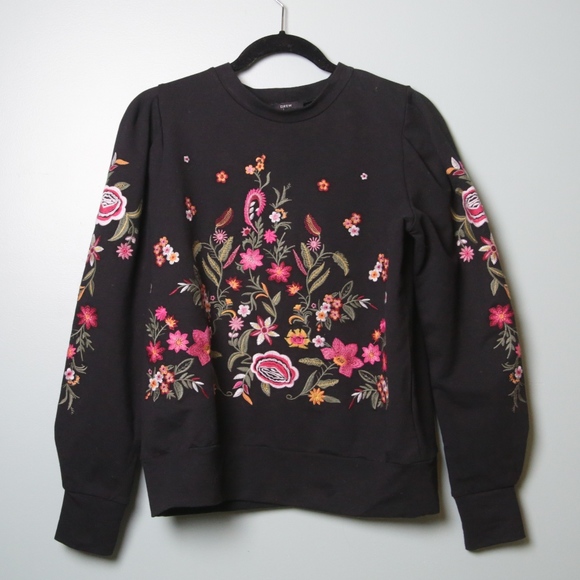 Anthropologie Sweaters - SOLD ✨ Anthropologie Embroidered Drew Crewneck